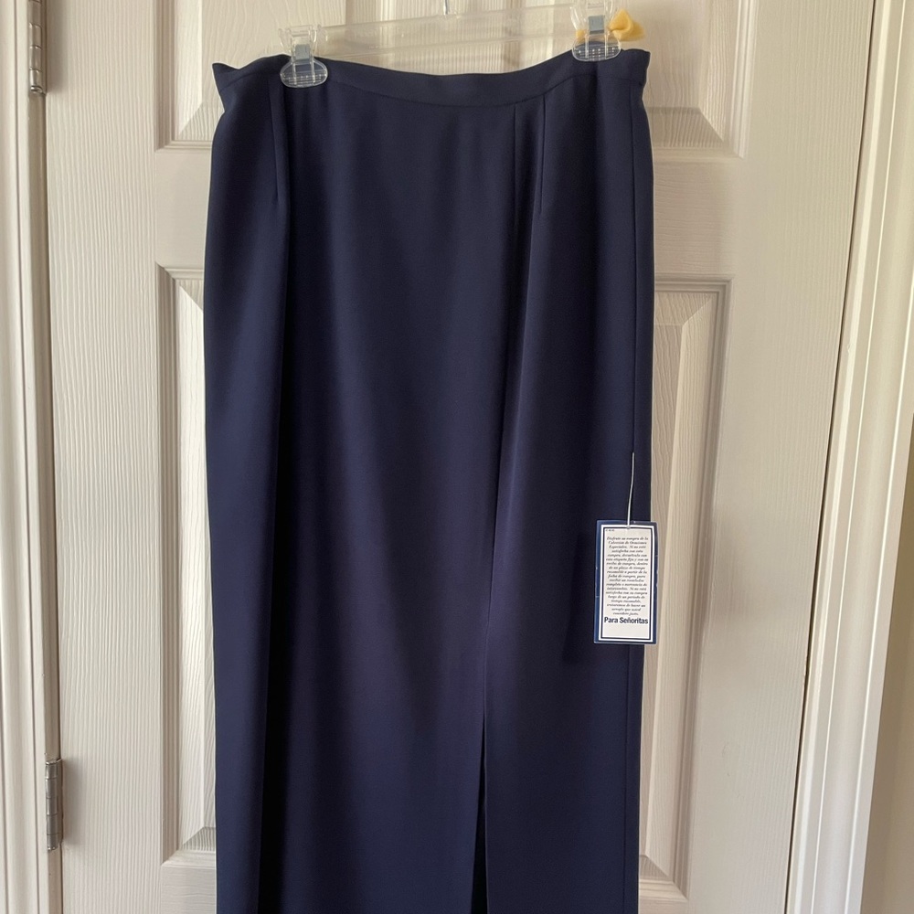 Black formal skirt